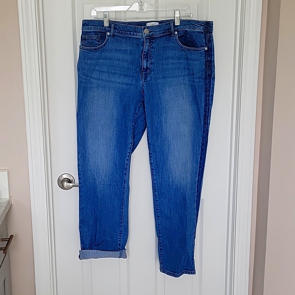 LOFT Size 14 Boyfriend Jeans